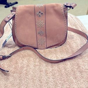Pink crossbody bag